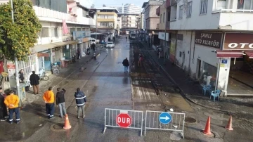 Nazilli’de altyapısı yetersiz olan cadde yenileniyor
