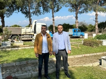 Nazilli’de mezarlıklar bakıma alındı
