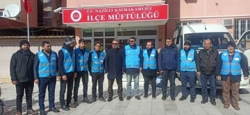 Nazilli İlçe Müftülüğü’den 12 din görevlisi Kahramanmaraş’a gitti
