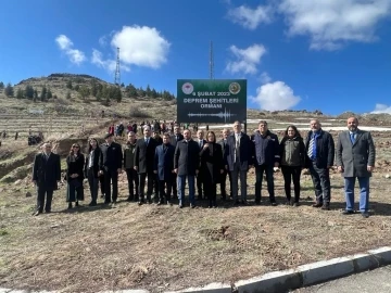 Nevşehir’de Deprem Şehitleri Ormanı’na ilk fidanlar dikildi
