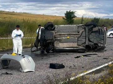 Nevşehir’de virajı alamayan otomobil takla attı: 1 ölü, 3 yaralı