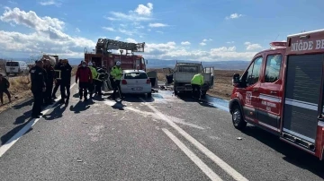 Niğde’de feci kaza: 1 ölü, 2 ağır yaralı
