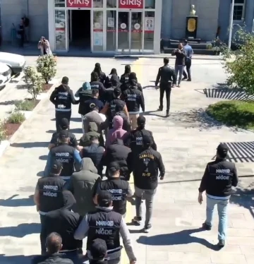 Niğde’de uyuşturucu operasyonu: 23 gözaltı
