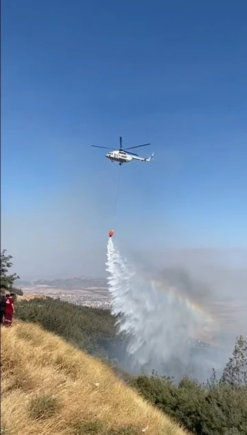 Nurdağı’nda orman yangını
