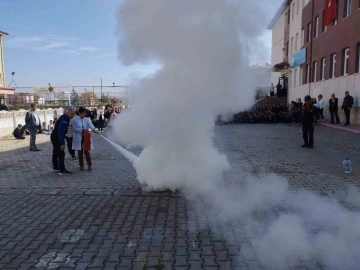 Öğrencilere ’afet farkındalık’ eğitimi verildi
