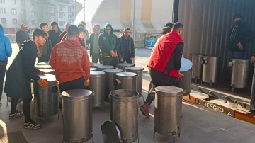 Öğrencilerin ürettikleri sobalar deprem bölgesine sevk edildi