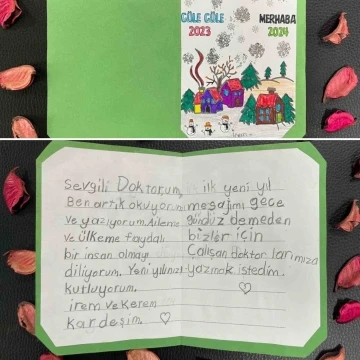 Okuma yazmayı öğrendi, ilk mektubunu İl Sağlık Müdürlüğü’ne yazdı
