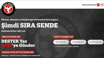 "Omuz Omuza" yardım kampanyasının internet sitesi yayına başladı