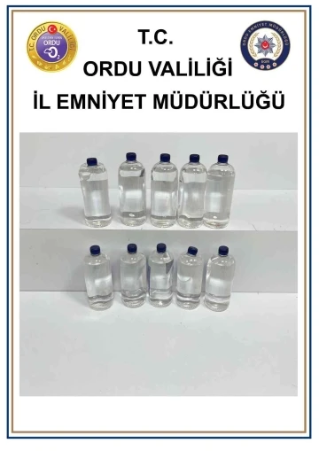Ordu’da uyuşturucu ve sahte alkollü içki operasyonu
