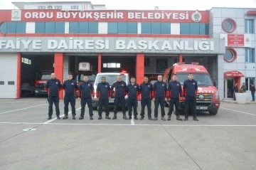 Ordu İtfaiyesi Şanlıurfa için seferber oldu
