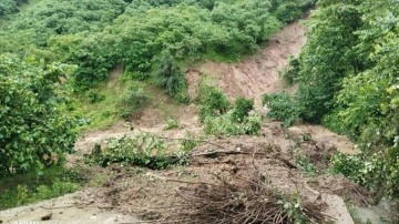 Ordu'da sağanak nedeniyle 94 noktada heyelan oldu