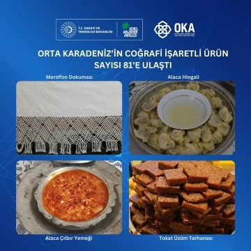 Orta Karadeniz’in coğrafi işaret tescilli ürün sayısı 81’e ulaştı
