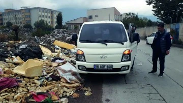 Osmangazi'de kaçak moloz dökenlere ceza