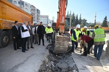 Osmaniye merkez içme suyu ve merkez kanalizasyon projesinde ilk kepçe vuruldu
