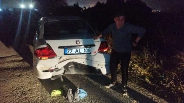 Patlayan lastiği değiştiren sürücüye çarpıp kaçtı; polise teslim oldu 