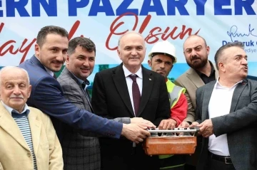 Pazarcı esnafı temmuz sonunda yeni yerinde olacak
