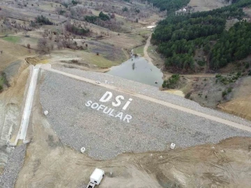 Pazarlar Sofular Göletinde su tutulmaya başlandı
