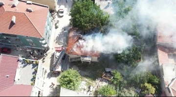 Pınarhisar’da çatı yangını korkuttu
