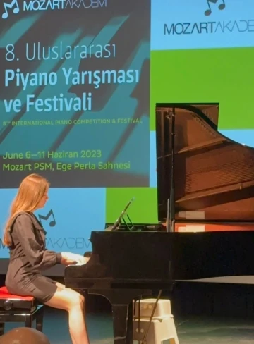 Piyano festivalinde Düzce’yi temsil etti
