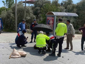 Polis ve jandarmadan yaralıyı koruma hassasiyeti
