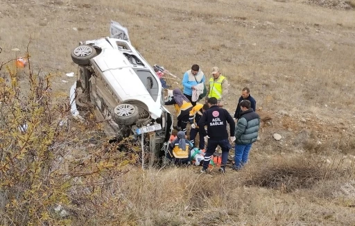 Refahiye’de trafik kazası: 4 yaralı
