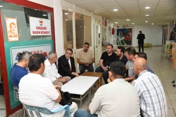 Rektör Karahocagil, Kırşehir Basın Konseyi’nde projelerini anlattı
