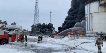 Rusya, Ukrayna’ya ait dronu düşürdü: Petrol tesisinde yangın çıktı