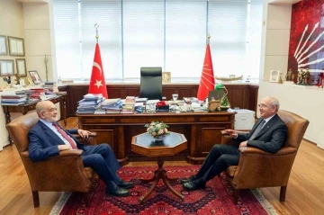 Saadet Partisi lideri Temel Karamollaoğlu’ndan CHP lideri Kılıçdaroğlu’na ziyaret