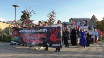 Sağlık çalışanları Gazze’ye yönelik saldırıları protesto etti
