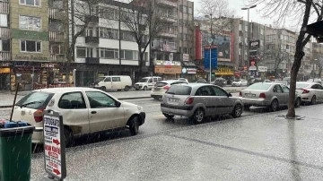 Sakarya’da dolu yağışı etkili oldu
