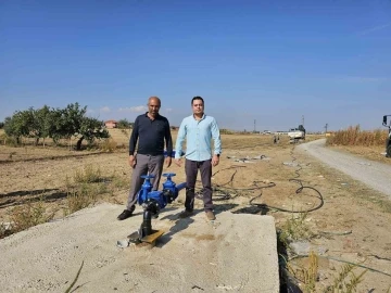 Salihli Mersinli Mahallesi’nde yeni sondaj kuyusu sevinci
