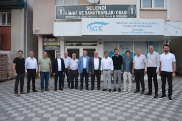 Salihli TSO,  Selendi’de esnafın nabzını tuttu
