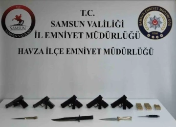 Samsun’da kaçak silah ticareti operasyonu
