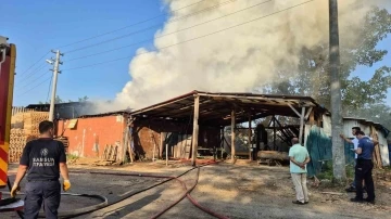 Samsun’da kereste fabrikasında yangın
