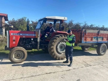 Samsun’da kusurlu 457 tarım aracı trafikten men edildi
