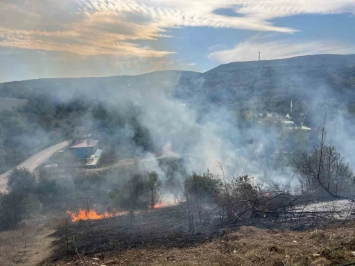 Samsun’da örtü yangını korkuttu
