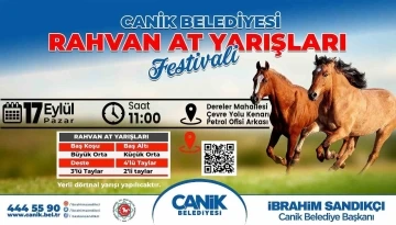 Samsun’da &quot;Canik Rahvan At Yarışları Festivali&quot; yapılacak
