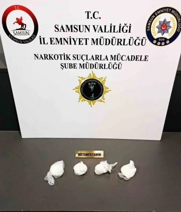 Samsun’da uyuşturucuyla yakalanan şahıs gözaltına alındı
