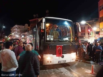 Sandıklı’da hacı adayları kutsal topraklara uğurlandı
