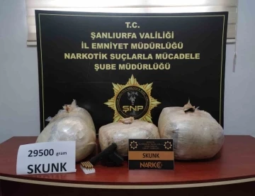 Şanlıurfa 29 kilo sentetik uyuşturucu ele geçirildi: 5 gözaltı
