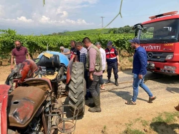 Sarıgöl’de traktör kazası: 1 ölü
