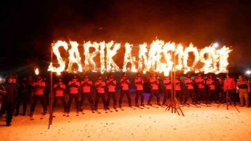 Sarıkamış’ta meşaleli anma
