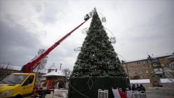 Kiev'de yılbaşı hazırlıkları başladı