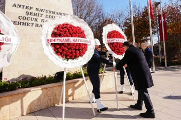 Şehit Kamil ve annesi ile Özdemir bey için tören düzenlendi
