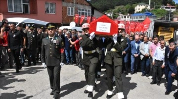 Şehit Piyade Uzman Çavuş Ali Demir, Ordu'da son yolculuğuna uğurlandı