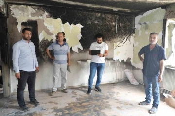 Şehzadeler Belediyesinden evi yanan aileye destek
