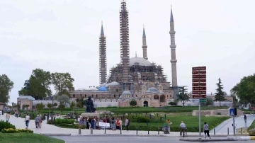 Selimiye Camii’nde restorasyon çalışmaları sürüyor
