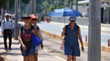 Sıcak hava dalgası Antalya'da termometreleri 44 dereceye yükseltecek