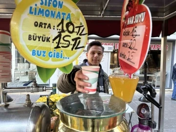 ’Sifon limonata’ ve nar suyu mevsim geçişlerinin gözdesi oluyor