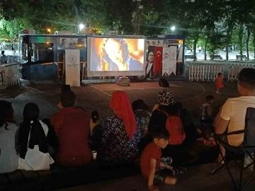 Siirt’te açık hava sinema günleri başladı
